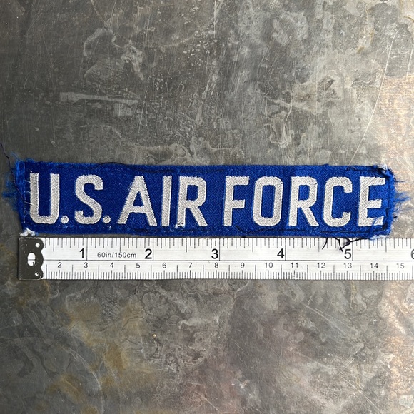 U.S. AIR FORCE blue tape patch, vintage - Picture 9 of 11